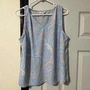 Nine West Size Large marble blue top